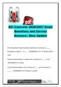 ACI Concrete Field Testing Technician Grade I 2026&sol;2027 &vert; 83 Questions & Answers &vert; ASTM C1064&comma; C172&comma; C143&comma; C138&comma; C231&comma; C173 & C31 &vert; American Concrete Institute &lpar;ACI&rpar;