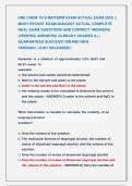 UNE CHEM 1010 MIDTERM EXAM ACTUAL EXAM 2026 &vert;&vert; &NewLine;MOST RECENT EXAM 2026&vert;2027 ACTUAL COMPLETE &NewLine;REAL EXAM QUESTIONS AND CORRECT ANSWERS &NewLine;&lpar;VERIFIED ANSWERS&rpar; ALREADY GRADED A&plus; &vert; &NewLine;GUARANTEED SUCCESS&excl;&excl; BRAND NEW                  &NewLine;VERSION&excl; &vert; JUST RELEASED&excl;&excl;