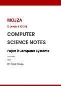 Computer science O-Level Notes