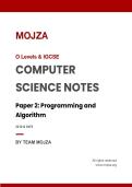 Computer science O-Level notes paper 22
