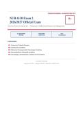 NUR 6130 EXAM 2 PEDIATRIC CHILDBEARING PRIMARY CARE ADVANCED PRACTICE Actual Exam 2026&sol;2027 &ndash; Complete Exam-Style Questions &vert; 100&percnt; Verified &ndash; Pass Guaranteed &ndash; A&plus; Graded