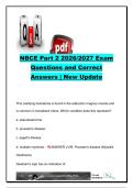 NBCE Part 2 2026&sol;2027 &vert; 500&plus; Questions & Correct Answers &vert; Orthopedic Tests&comma; Neurology&comma; Radiology&comma; Diagnosis&comma; Pathology & Chiropractic &vert; National Board of Chiropractic Examiners