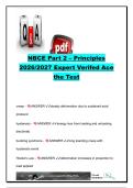 NBCE Part 2 Principles 2026&sol;2027 &vert; 180&plus; Questions & Correct Answers &vert; Biomechanics&comma; Subluxation&comma; Nerve Injury&comma; Pain & Chiropractic Principles &vert; National Board of Chiropractic Examiners