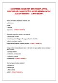 Rad WoRkeR II exam 2026 WITH CoRReCT aCTUaL&NewLine;QUeSTIoNS aNd CoRReCTLY WeLL deFINed aNSWeRS LaTeST&NewLine;aLReadY GRaded a&plus; &vert;&vert; moST ReCeNT &period; 
