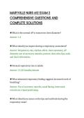 MARYVILLE NURS 612 EXAM 2&NewLine;COMPREHENSIVE QUESTIONS AND&NewLine;COMPLETE SOLUTIONS
