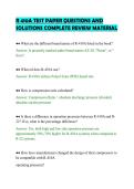 R 410A TEST PAPER QUESTIONS AND&NewLine;SOLUTIONS COMPLETE REVIEW MATERIAL&NewLine;