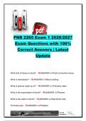 PNB 2265 Exam 1 2026&sol;2027 &vert; 170&plus; Questions & Correct Answers &vert; Blood&comma; Hemoglobin&comma; Anemia&comma; Hemostasis&comma; Cardiac Physiology & Hemodynamics
