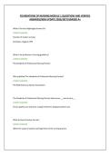 FOUNDATIONS OF NURSING&colon;MODULE 1&vert;QUESTIONS AND VERIFIED ANSWERS&vert;NEW UPDATE 2026&sol;2027&vert;GRADED A&plus;&NewLine;