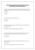 FOUNDATIONS OF NURSING TEST EXAM&vert;QUESTIONS AND VERIFIED ANSWERS&vert;NEW UPDATE 2026&sol;2027&vert;GRADED A&plus;