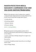 RADIATION PROTECTION IN MEDICAL&NewLine;RADIOGRAPHY COMPREHENSIVE STUDY SHEET&NewLine;2026 SOLVED QUESTIONS PREMIUM BUNDLE