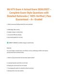 NU 673 Exam 4 Actual Exam 2026&sol;2027 &ndash; Complete Exam-Style Questions with Detailed Rationales &vert; 100&percnt; Verified &vert; Pass Guaranteed &ndash; A&plus; Graded