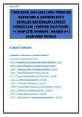 FCCM Exam 2026-2027 &vert; 270&plus; Practice Questions with Detailed Rationales &vert; Florida Certified Contract Manager &vert; Complete 11-Domain Test Bank &vert; Latest Florida Statutes Chapter 287 &vert; A&plus; Graded&NewLine;&NewLine;