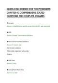 RADIOLOGIC SCIENCE FOR TECHNOLOGISTS&NewLine;CHAPTER 40 COMPREHENSIVE SOLVED&NewLine;QUESTIONS AND COMPLETE ANSWERS