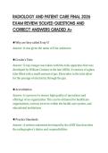 RADIOLOGY AND PATIENT CARE FINAL 2026&NewLine;EXAM REVIEW SOLVED QUESTIONS AND&NewLine;CORRECT ANSWERS GRADED A&plus;