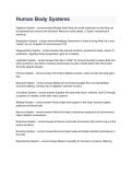 Human Body Systems Study Guide &vert; Anatomy & Physiology 2026&sol;2027