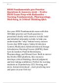HESI Fundamentals 300 Practice &NewLine;Questions & Answers 2026 &ndash; Evolve &NewLine;HESI Exam Prep with Rationales &ndash; &NewLine;Nursing Fundamentals&comma; Pharmacology&comma; &NewLine;Med-Surg&comma; & Critical Thinking Q&A