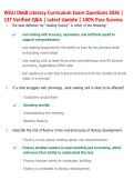 WGU D668 Literacy Curriculum Exam 2026 &vert; 137 Verified Questions and Answers &vert; Latest Update &vert; Complete Exam Prep
