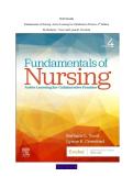 Test Bank for Fundamentals of Nursing&colon; Active Learning for Collaborative Practice&comma; 4th Edition by Yoost & Crawford 