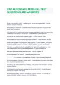 CAP AEROSPACE MITCHELL TEST QUESTIONS AND ANSWERS