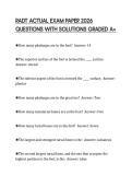 RADT ACTUAL EXAM PAPER 2026&NewLine;QUESTIONS WITH SOLUTIONS GRADED A&plus;