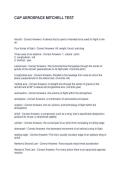CAP AEROSPACE MITCHELL TEST  QUESTIONS AND &NewLine;ANSWERS 