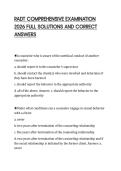 RADT COMPREHENSIVE EXAMINATION&NewLine;2026 FULL SOLUTIONS AND CORRECT&NewLine;ANSWERS&NewLine;