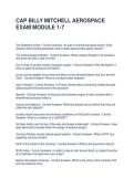 CAP BILLY MITCHELL AEROSPACE EXAM MODULE 1-7 QUESTIONS AND &NewLine;ANSWERS