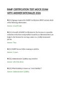 RAMP CERTIFICATION TEST MOCK EXAM&NewLine;WITH ANSWER RATIONALES 2026