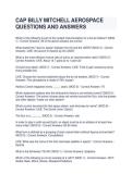 CAP BILLY MITCHELL AEROSPACE QUESTIONS AND ANSWERS
