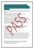 WGU C175 OBJECTIVE ASSESSMENT PRACTICE TEST BANK NEWEST 2026 &vert; WGU C175 DATA MANAGEMENT FOUNDATIONS &vert; 500 &plus; REAL OA Q&A &plus; DETAILED RATIONALES &plus; STUDY NOTES &vert; A&plus; BUNDLE 2026