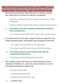 WGU D352 Employment and Labor Law &lpar;PROO&rpar; 2026 &vert; Questions and Answers &vert; Latest Update &vert; High-Yield Exam Prep