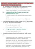WGU D352 Employment and Labor Law Test Bank 2026 &vert; Questions and Answers &vert; Latest Update &vert; Comprehensive Exam Prep