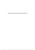 Advanced Pharmacology Final Exam&colon; Practice Questions & Clinical Scenarios