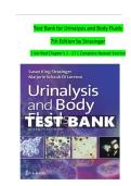 Complete Test Bank for Urinalysis and Body Fluids 7th Edition by Strasinger &vert; Verified Questions and Answers for All 17 Chapters &vert; Updated 2025