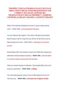 Prophecy Relias Pharmacology RN Exam &mdash; 200 Questions with Detailed Answers&comma; 2026&ndash;2027 Exam Material