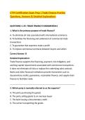 CTFP Certification Exam Prep &vert; Trade Finance Practice &NewLine;Questions&comma; Answers & Detailed Explanations