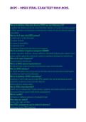 MOPC &ndash; OPSEC FINAL EXAM TEST 20242025&period;&NewLine;