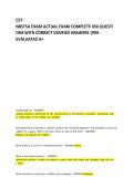 CST NBSTSA Exam 2026 &vert; 450 Practice Questions & Answers &vert; Certified Surgical Technologist