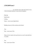 CSM 2030 Exam 3 2026 &vert; Study Guide & Questions & Answers &vert; Exam Review