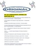 RTE 1401 COMPREHENSIVE ANSWERS AND QUESTIONS SET A&period;pdf