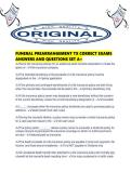 FUNERAL PREARRANGEMENT TX CORRECT EXAMS ANSWERS AND QUESTIONS SET A&period;pdf