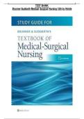 Test Bank for Brunner & Suddarth's Textbook of Medical-Surgical Nursing&comma; 15th Edition by Janice Hinkle &vert; 9781975161033 &vert; &vert; Chapter 1-68 &vert; Complete Questions and Answers A&plus;&NewLine;