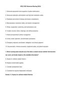 WGU D453 &ndash; Advanced Nursing Skills EXAM QUESTIONS AND CORRECT ANSWERS WITH RATIONALES&period;pdf&NewLine;&NewLine;