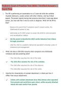 Pediatric Exam 3 Practice Test 2026 &vert; Questions and Verified Answers &vert; Latest Update &vert; Complete Nursing Exam Prep