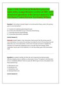 NSG 526 Exam 3 Clinical Modalities Test Bank 2026&sol;2027 &vert; 300&plus; Practice Questions & Correct Answers &vert; Comprehensive Review &vert; Wilkes &vert; Latest Update &vert; Graded A&plus;