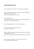 Alarm Monitor Study Set 2026 &vert; Alarm Monitoring Questions & Answers &vert; Exam Review