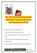 BIO 322 EXAM COMPLETE PACKAGE DEAL