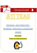 ATI TEAS 7 Final Exam &lpar;PDF&rpar; &vert; TEAS Questions &vert; Nursing Exam &vert; Towson University