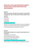 DANTE LEVEL 1 ACTUAL EXAM QUESTIONS WITH COMPLETE SOLUTION GUIDE &lpar;A&plus; GRADED 100&percnt; VERIFIED&rpar; LATEST VERSION 2026&sol;2027&excl;&excl;