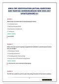 ANCC FNP CERTIFICATION &vert;ACTUAL QUESTIONS AND VERIFIED ANSWERS&vert;BRAND NEW 2026-2027 UPDATE&vert;GRADED A&plus;